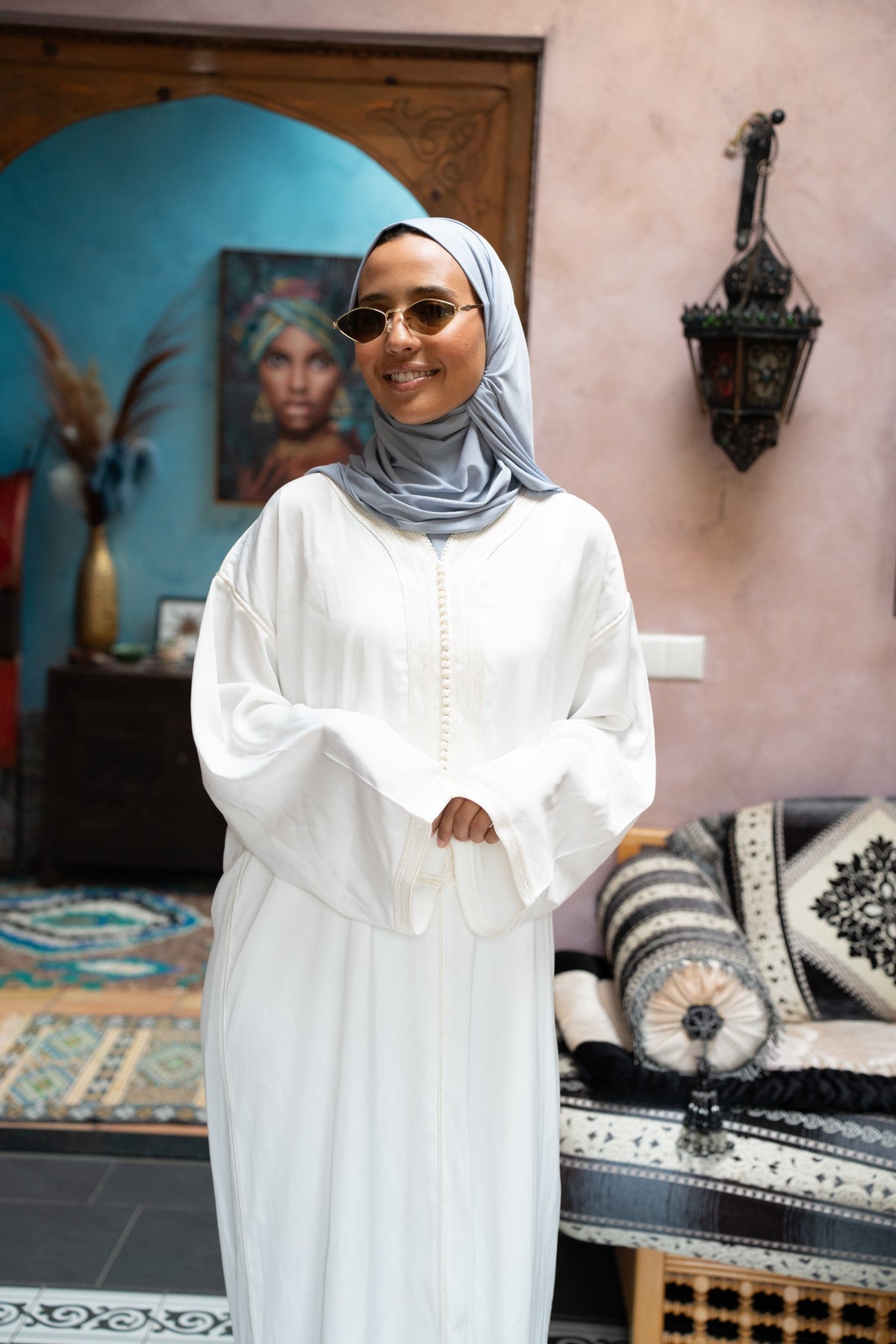 Signature Abaya — Ivory