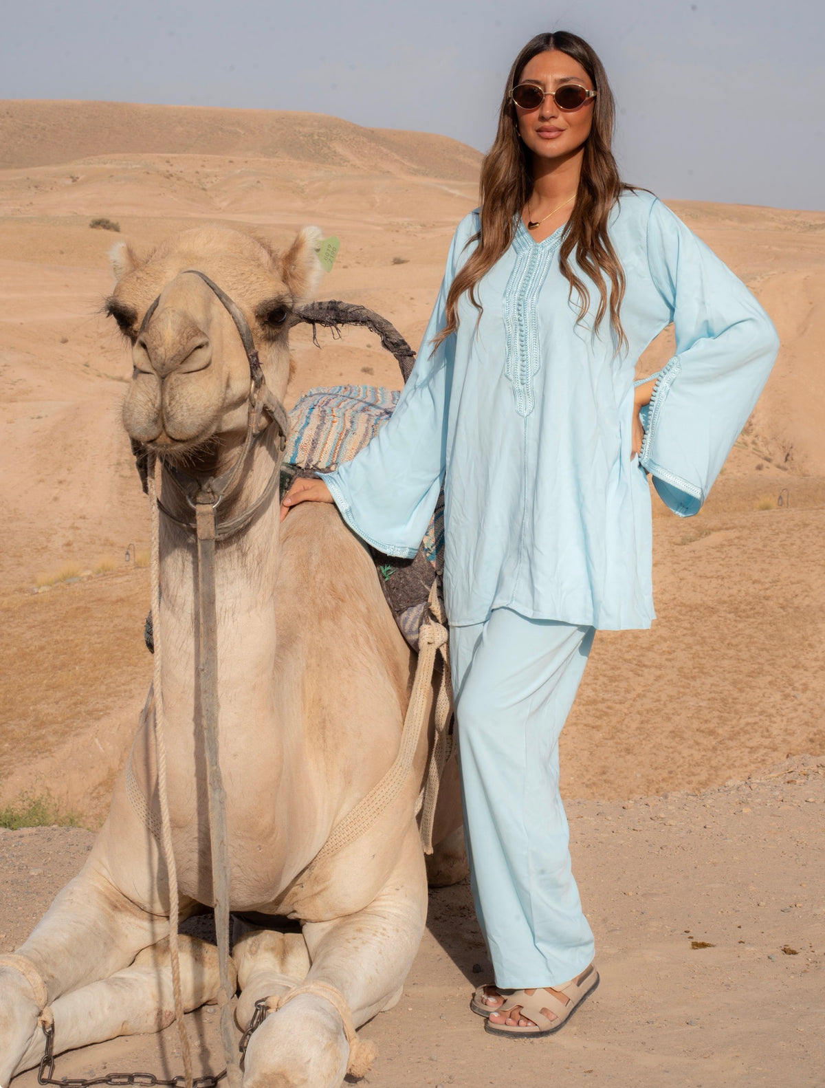 Nuraaya Azura Éclat Ensemble | Powder Blue