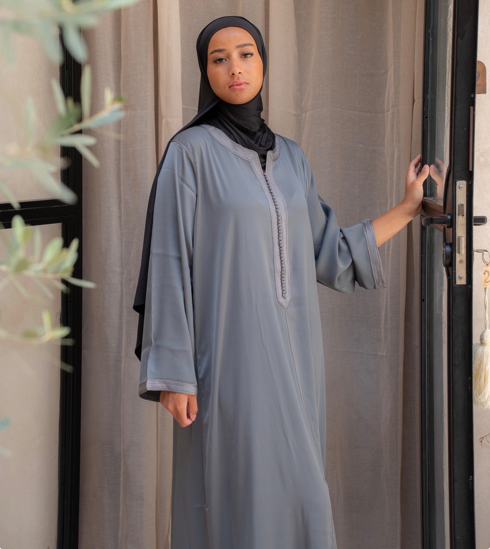 Amaya Abaya – Dusty Blue
