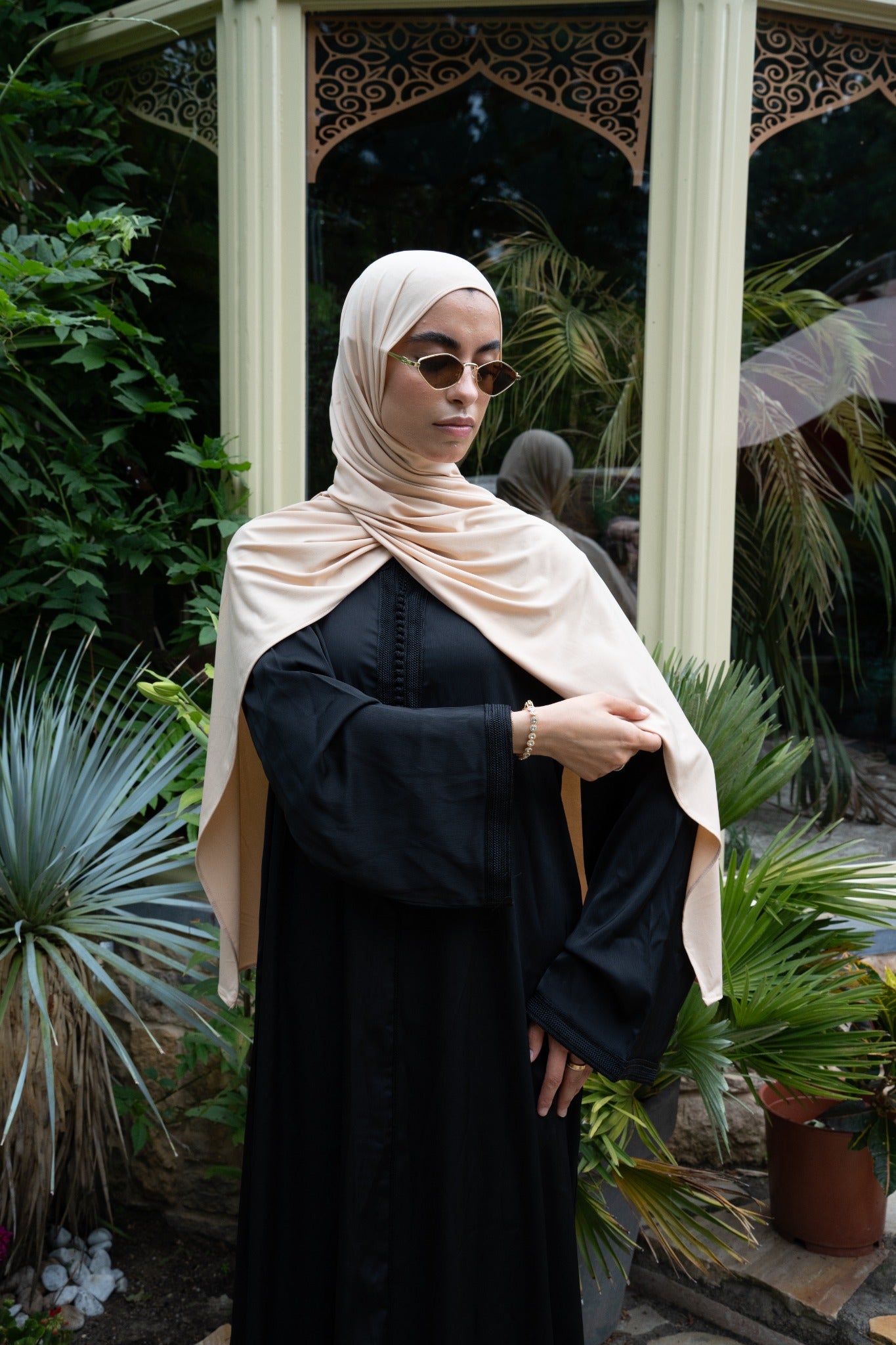 Nuraaya Abaya & Hijab Set Zwart – Islamitische Kleding Dames