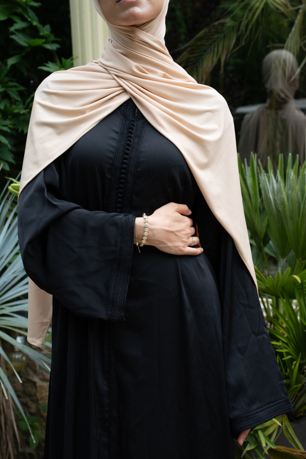 Nuraaya Abaya & Hijab Set Zwart – Islamitische Kleding Dames