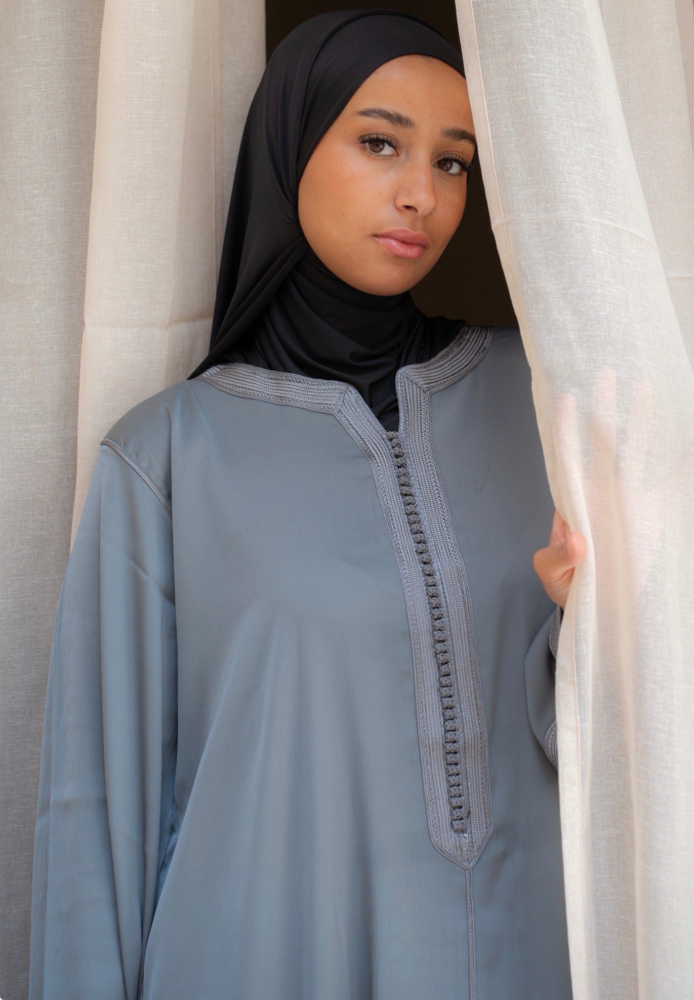 Amaya Abaya – Dusty Blue