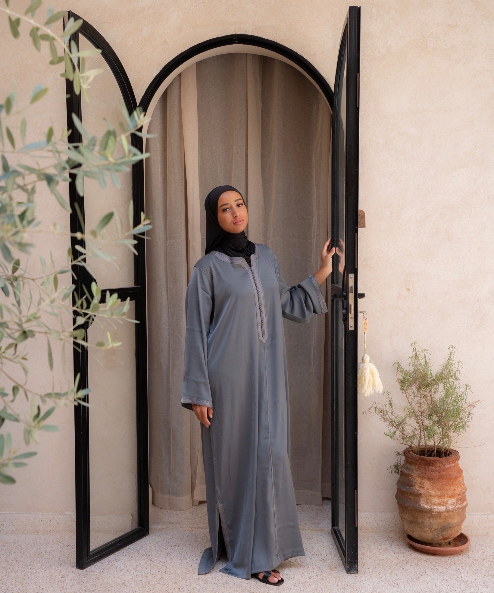 Amaya Abaya – Dusty Blue