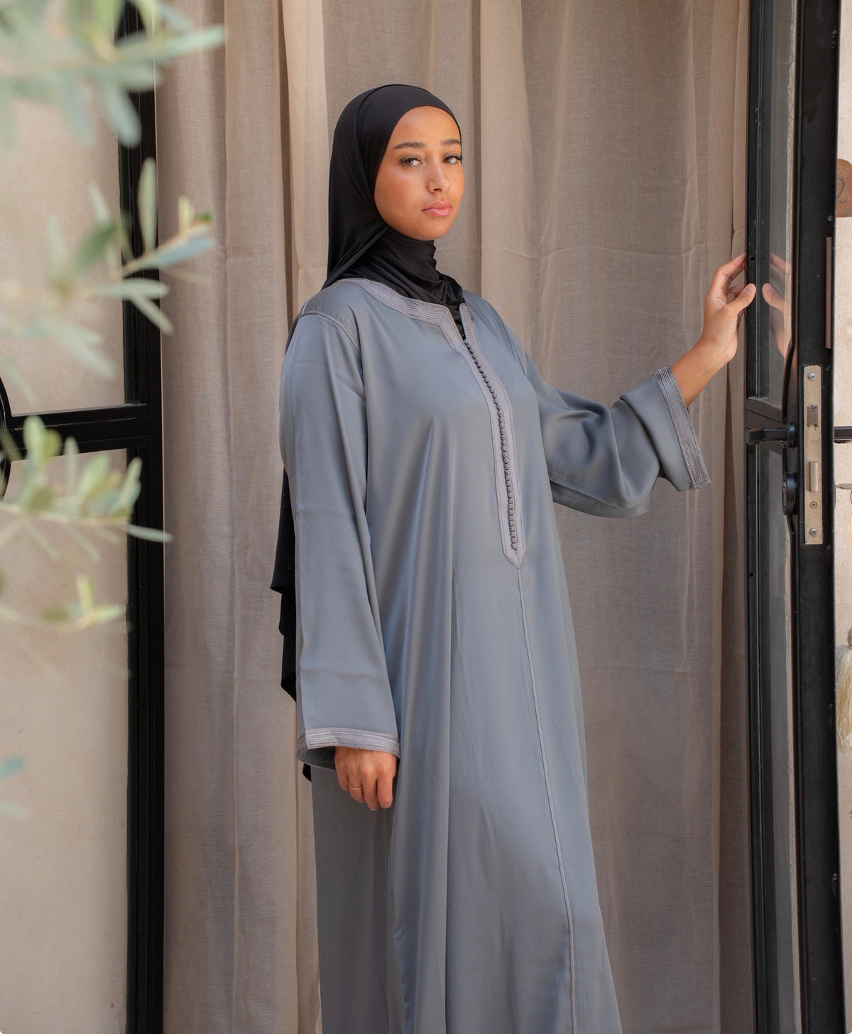 Amaya Abaya – Dusty Blue